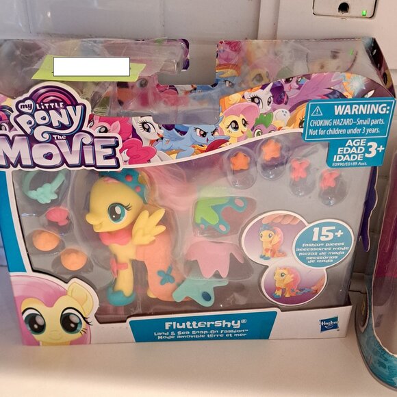 my little pony fim g4 nib fluttershy land & sea snap on fashion - Picture 1 of 6